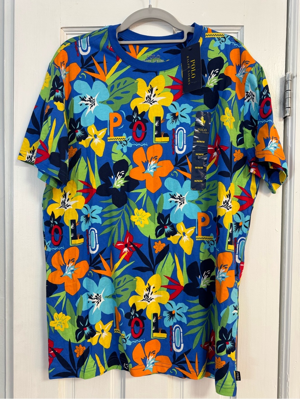 Polo Ralph Lauren Floral Hawaiian T-Shirt Men’s Medium NWT